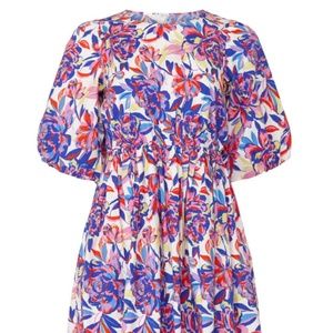 Peter Som Peony Floral Dress